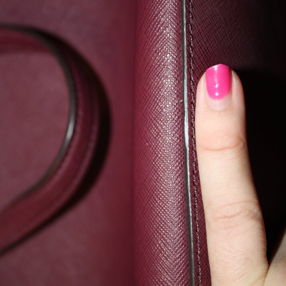 MICHAEL KORS JET SETTER (BURGUNDY) - Picture 4 of 8